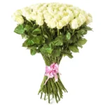 Букет из 101 белой розы (1м)